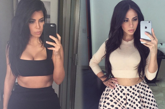 Meksikalı Jimena Sanchez, Kim Kardashian'la olan benzerliği sayesinde hızla şöhret basamaklarını tırmanıyor.