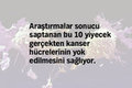 Kanser hücrelerini yok etmede etkisi kanıtlanmış 10 yiyecek