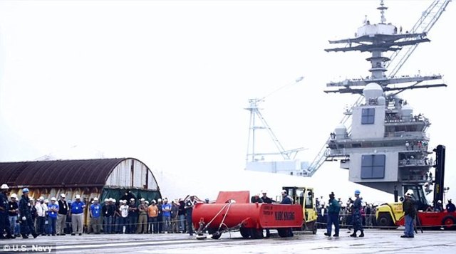 Yapılan testlerde Emals isimli sistem 36 bin 300 kiloluk çeliği havaya fırlatabildi.