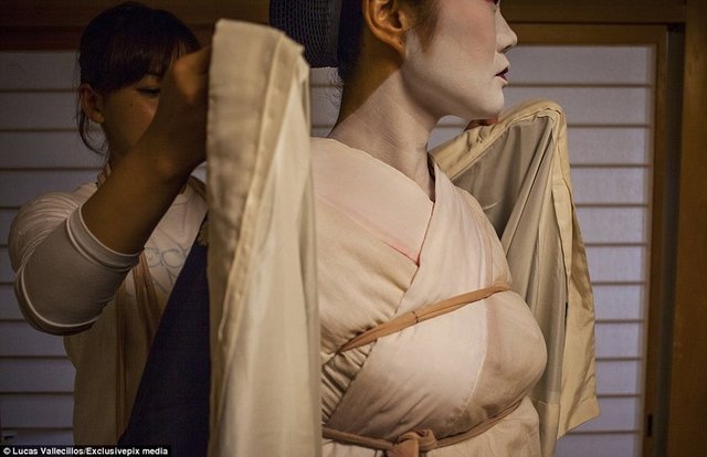 Birbirinden değişik ipek kimonoları, alımlı beyaz makyajları, ilginç aksesuarları ve aldıkları eğitim ile Japon kültürünün önde gelen unsurları arasında yeralan geyşaların sayısı bugün 1000 civarında. -