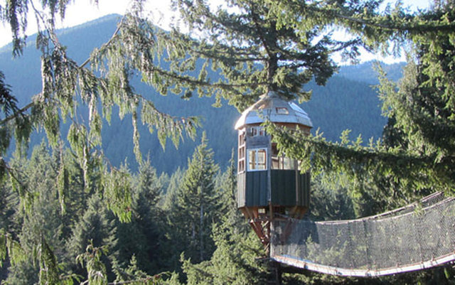 Cedar Creek Treehouse, Ashford, Washington, ABD