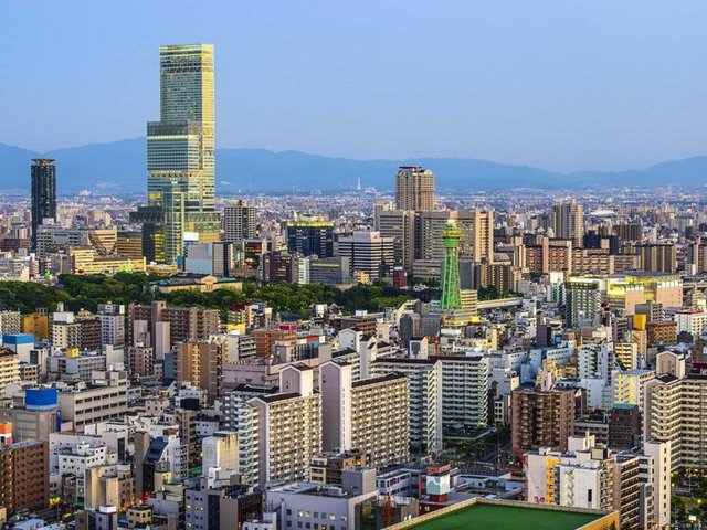 24-  Osaka, Japonya - 220 kilometrekare içinde, 1.490 uzunluğunda binaları var.