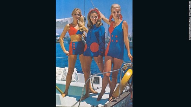 1960'lar - Denizcilerin üniformalarından ilham alan tasarımlar