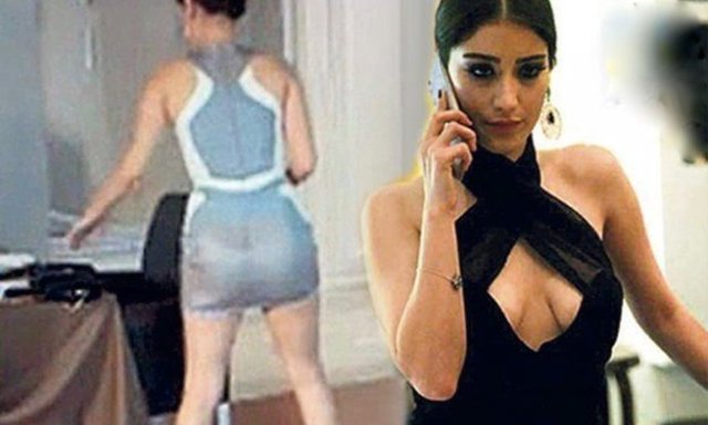 Son günlerde dekolteli elbiseleriyle çok konuşulan Hazal Kaya, bu kez derin yırtmacıyla olay yarattı...