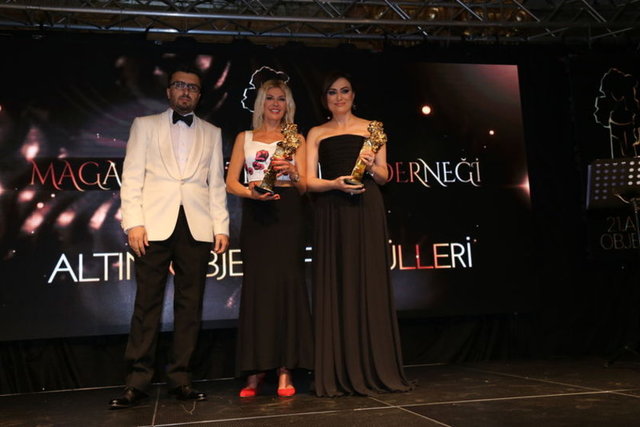 HT Magazin Haber Müdürü Bülent İpek ve Gece Gündüz programı sunucusu Gülay Afşar.