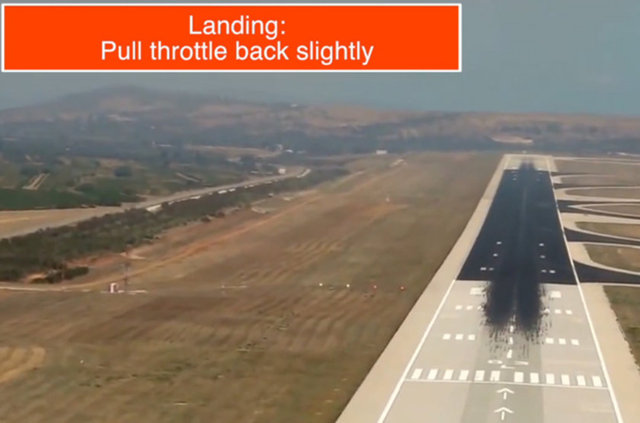 Kanatçıkları hafif geri çekin