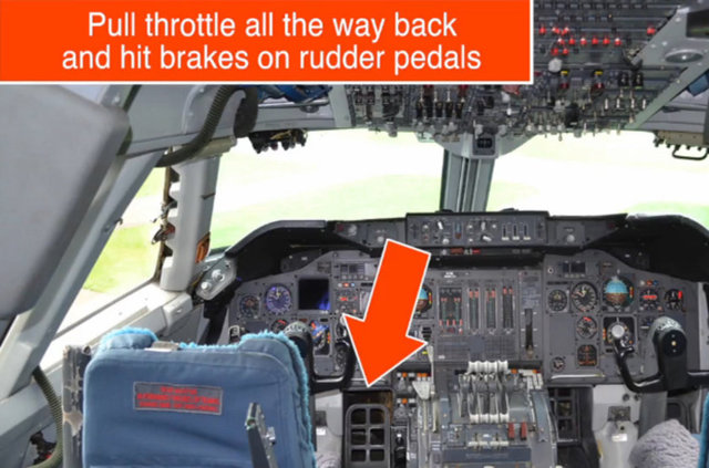 Tekerlekleri düzleştirin ve frene basın