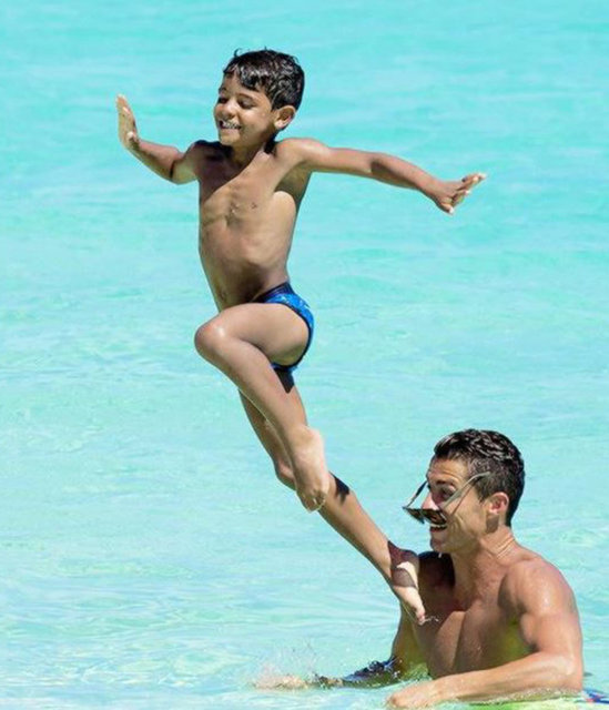 Cristiano Ronaldo ve oğlu