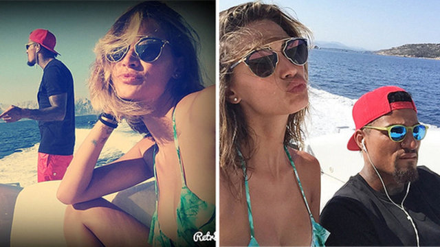 Kevin Boateng ve sevgilisi