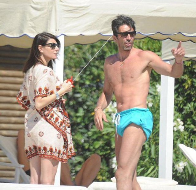 Gianluigi Buffon ve eşi