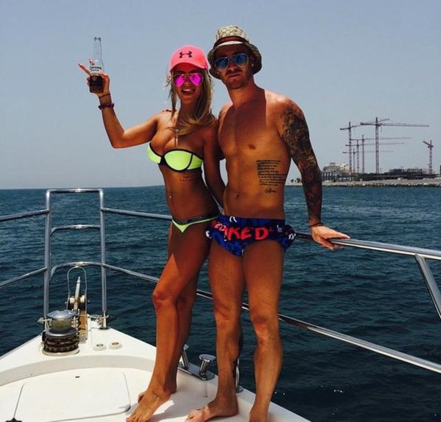 Miroslav Stoch ve sevgilisi