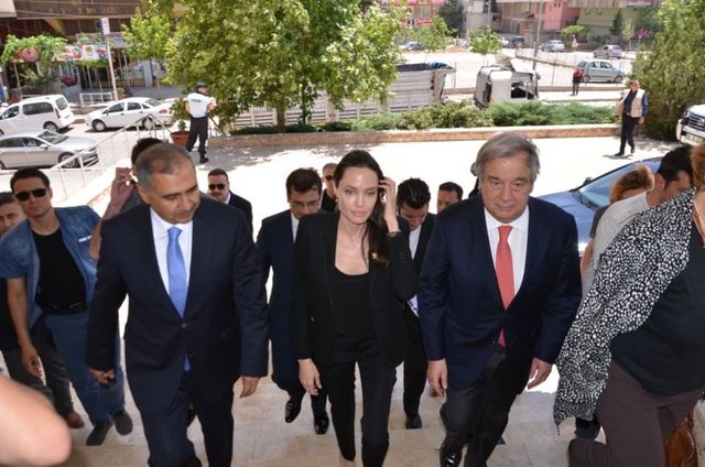ÖMER FARUK KOÇAK, ANGELINA JOLIE, ANTONIO GUTERRES