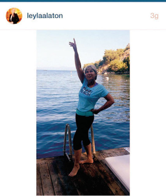 Leyla Alaton Alorko Holding Yönetim Kurulu Üyesi Leyla Alaton Fetiye'deydi.