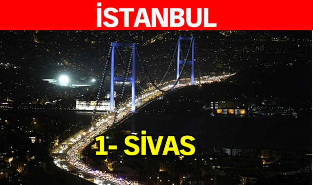 TÜİK'in açıkladığı verilere göre İstanbul'da İstanbul'da doğanların dışında en çok Sivas doğumlular yaşıyor.