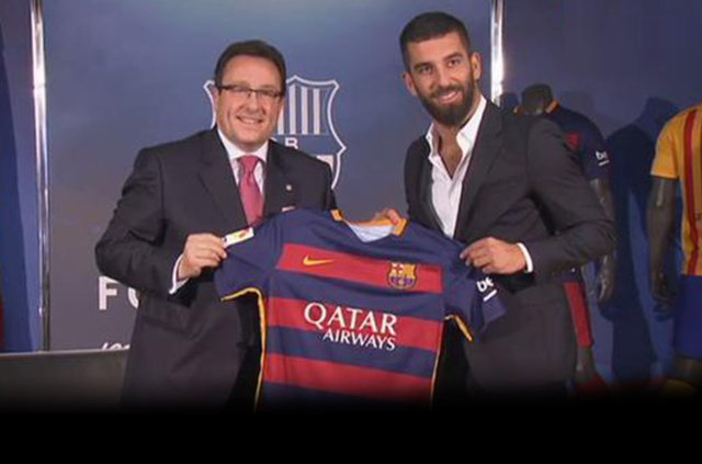 - Barcelona, milli futbolcu için Atletico Madrid'e 34 milyon avro bonservis bedeli ödeyecek. Sözleşmede yer alan özel maddelerin gerçekleşmesi halinde ödenecek tutar 41 milyon avroya çıkacak.