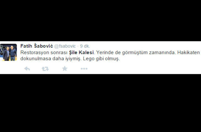 İşte çizgi film karakteri Sunger Bob'a benzetilen Şile Kalesi hakkında sosyal medyada yazılanlar: