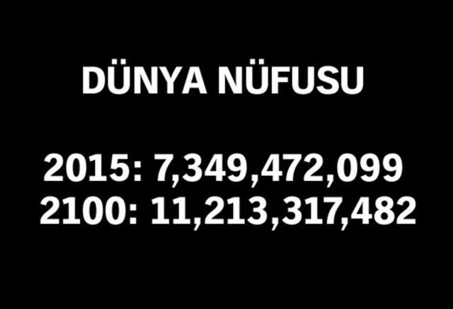 BM Ekonomik ve Sosyal İşler Bölümü'nce hazırlanan dünya nüfus beklentisi raporunun 2015 güncellemesi açıklandı.