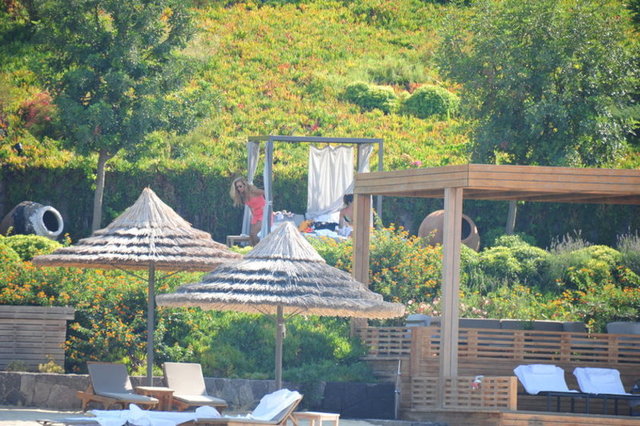 Reçber, tıpkı geçen sene olduğu gibi yine tatil için Bodrum'u seçti.