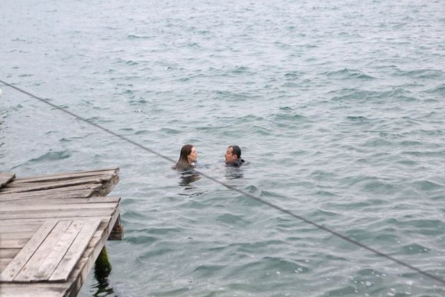 Sahnenin çekimleri sırasında bir kaza yaşanmaması için yapımcı Erol Avcı özel güvenlik önlemleri aldırdı.