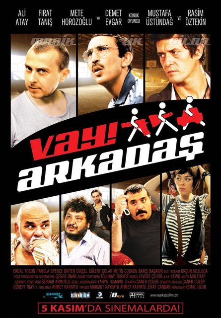 19-Vay Arkadaş (2010): Caner Güler-Cüneyt İnay ikilisinin kaleminden çıkan bir kara komedi üçlüsü… Manik, Tik ve Dildo; Atay, Tanış ve Horozoğlu'nun uyumuyla eğlence garantisi verdi. Kemal Uzun'un Guy Ritchie'yi hatırlatan rejisi de unutulmamalı