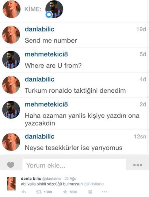 Kısa sürede sosyal medyada büyük ilgi gören ve tepkiler alan Bilic, Twitter hesabında Ronaldo taktiğini denediğini ve işe yaradığını belirtti.