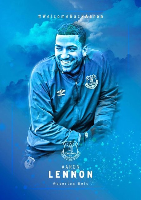 Everton, Tottenham'dan Aaron Lennon ile 3 yıllık sözleşme imzaladı.
