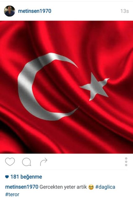 METİN ŞEN'İN İNSTAGRAMDAN PAYLAŞTIĞI FOTOĞRAF