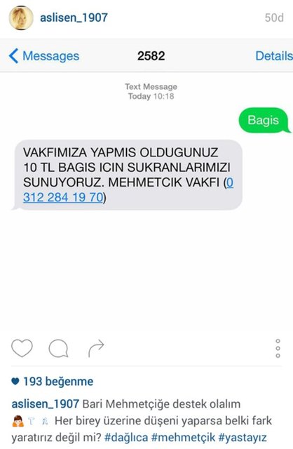 ASLI ŞEN'İN İNSTAGRAMDAN PAYLAŞTIĞI FOTOĞRAF