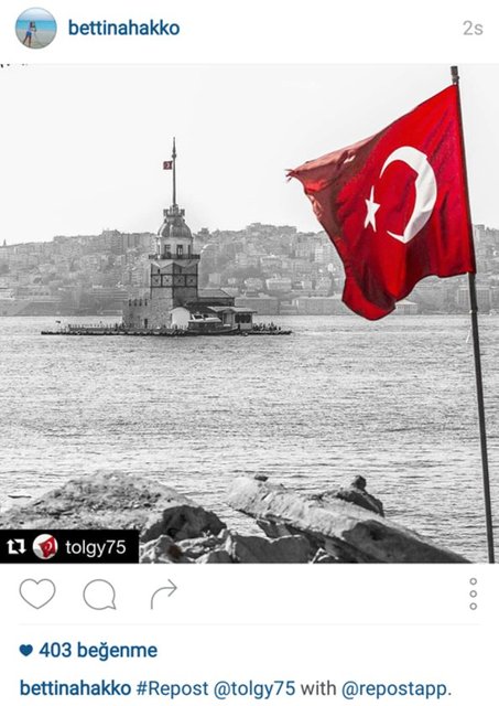 BETTINA MANCHLER'INİNSTAGRAMDAN PAYLAŞTIĞI FOTOĞRAF