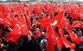 'Teröre karşı tek ses' mitinginden kareler...