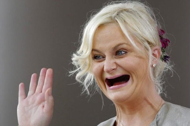 Amy Poehler dişsiz hali -