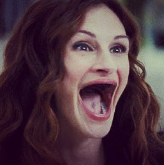 Julia Roberts dişsiz hali -