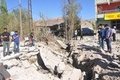 İşte Hakkari Yüksekova'da yola döşenen patlayıcının hasarı!
