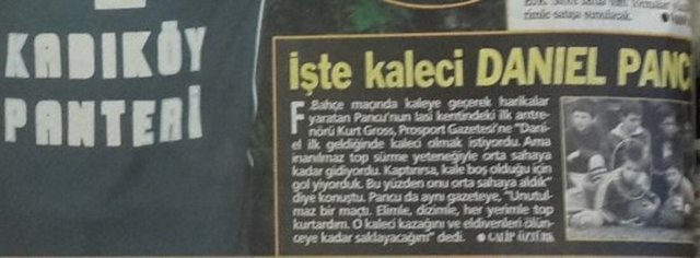 13- Cordoba atılınca Pancu kaleye geçti ve yıllarca unutulmayacak bir destanın son noktasını koydu Kadıköy'de. Rumen oyuncunun küçük yaşlarda kalecilik yapmış olması, bu özel performansa daha da anlam yükledi.