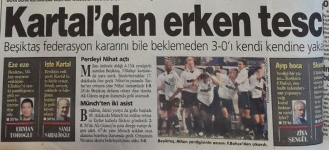 - 9- Mustafa Denizli tecrübesi ve kariyerine yakışmayacak bir hareketle Beşiktaş derbisini otomatik olarak rakibine verdi. Daha da kötüsü 90 dakikada da siyah beyazlılar mücadeleyi 3-0 kazanmıştı.