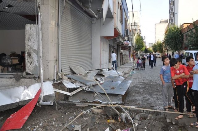 İşte patlamanın ardından ilk kareler...