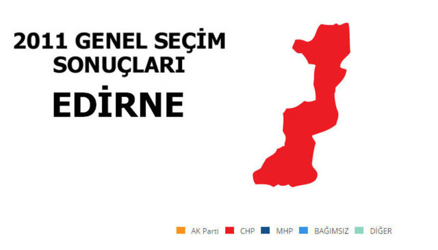 CHP: %51,70 - MİLLETVEKİLİ SAYISI: 2 - AK PARTİ: %30,39 - MİLLETVEKİLİ SAYISI: 1 - MHP: %13,31 - MİLLETVEKİLİ SAYISI: 0