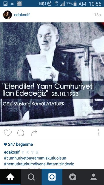 EDA KOSİF'İN MESAJI