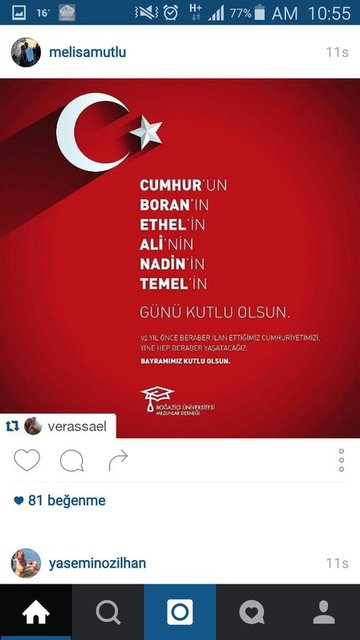 MELİSA MUTLU'NUN MESAJI