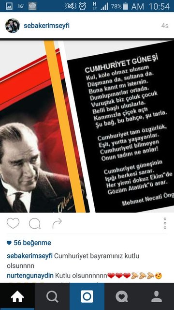 SEBA GÜCEYLİOĞLU'NUN MESAJI