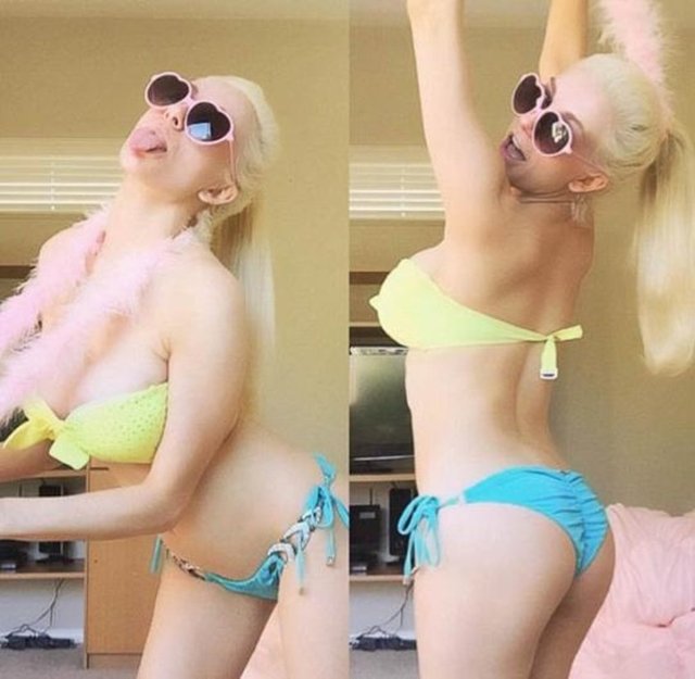 21 yaşındaki Stodden, hayranı olduğu Marilyn Monroe'yu taklit ettiği pozlarıyla bir anda takipçi sayısını artırdı.
