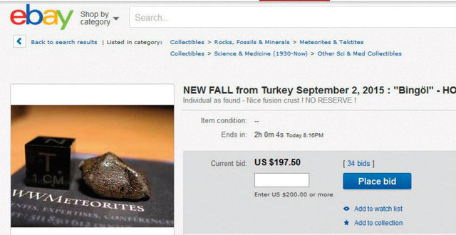 E-BAY'DE 'YENİ DÜŞTÜ' -  - Sarıçiçek köylüleri ise başlangıçta "Başımıza taş yağdı" dedikleri olayı şimdilerde "Başımıza talih kuşu kondu" diye tanımlıyor.