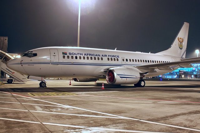 Güney Afrika Cumhurbaşkanı Jacob Zuma: Boeing 737 (BBJ)