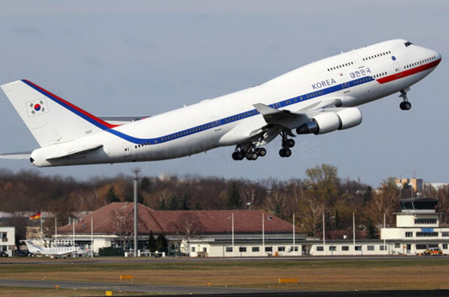Güney Kore Cumhurbaşkanı Park Geun-hye: Boeing 747-400