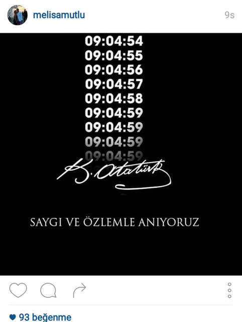 MELİSA MUTLU'NUN PAYLAŞTIĞI FOTOĞRAF