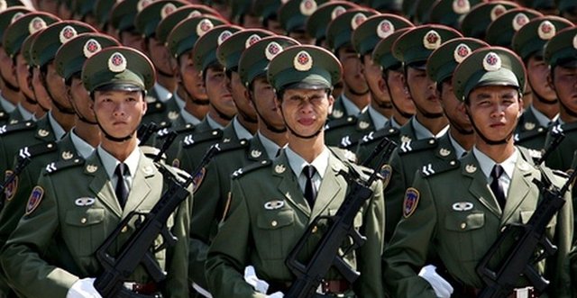 AKTİF ASKER SAYISI ÇİN: 2.333.000