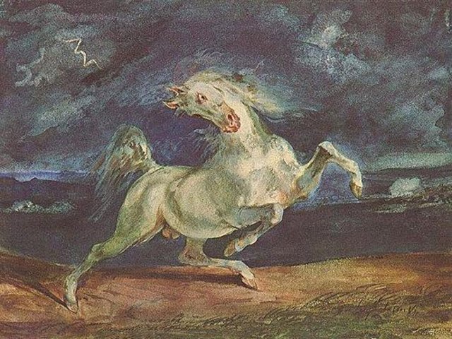 Dışarı çıkan adamlar tavuğa dönmüş cadıların atların arasında gezdiğini atların da çıldırdığını görürler. 