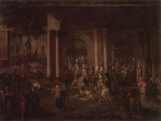 Evliya anlatısına şöyle devam eder;  – Bu olay üzerine adamlarım yemin verdiler.  'Antepli Müezzin Mehmet Efendi ve adamları, Mataracıbaşı ve adamları hepsi bu olayı görüp tavuğun insan olduğuna şahit oldular' dediler.