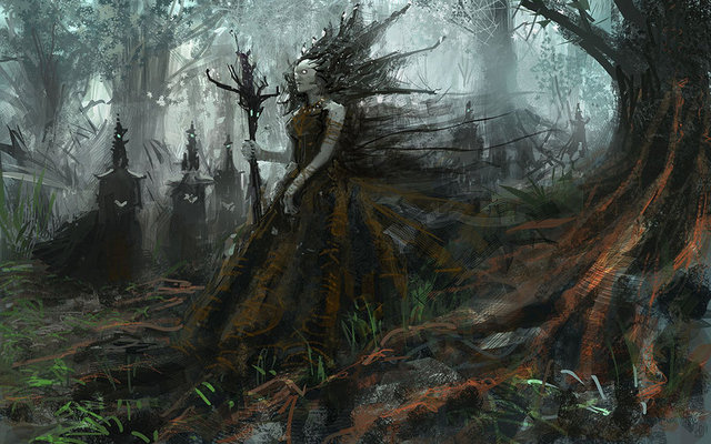 Ateşin başında oturan kadın kendi lisanında küfürler etmeye başlar... Evliya, önce dışarıdaki adamlarının kadını kızdırmış olabileceğini düşünür ve çağırtıp sual ettiğinde, "haşa bir şeyden haberimiz yoktur" cevabını alır.