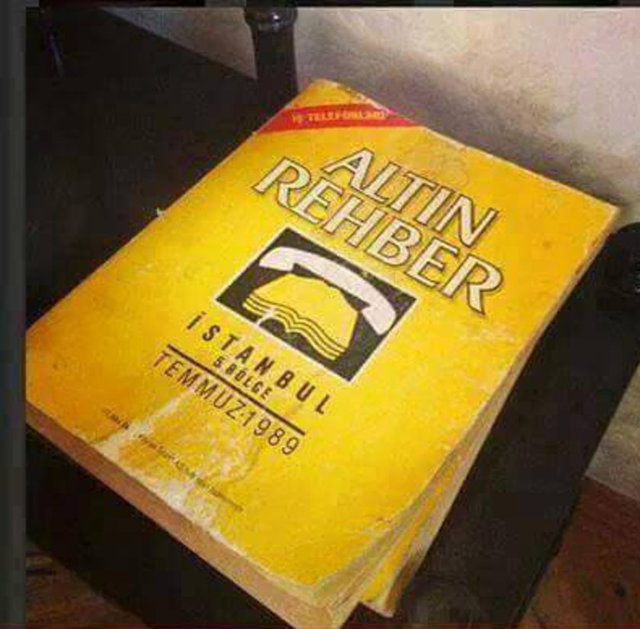 Eğer bu defterde ünlü telefonu aradıysanız siz de 80'lerde çocuktunuz. 